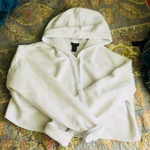 Thick White Sweatshirt Size Large